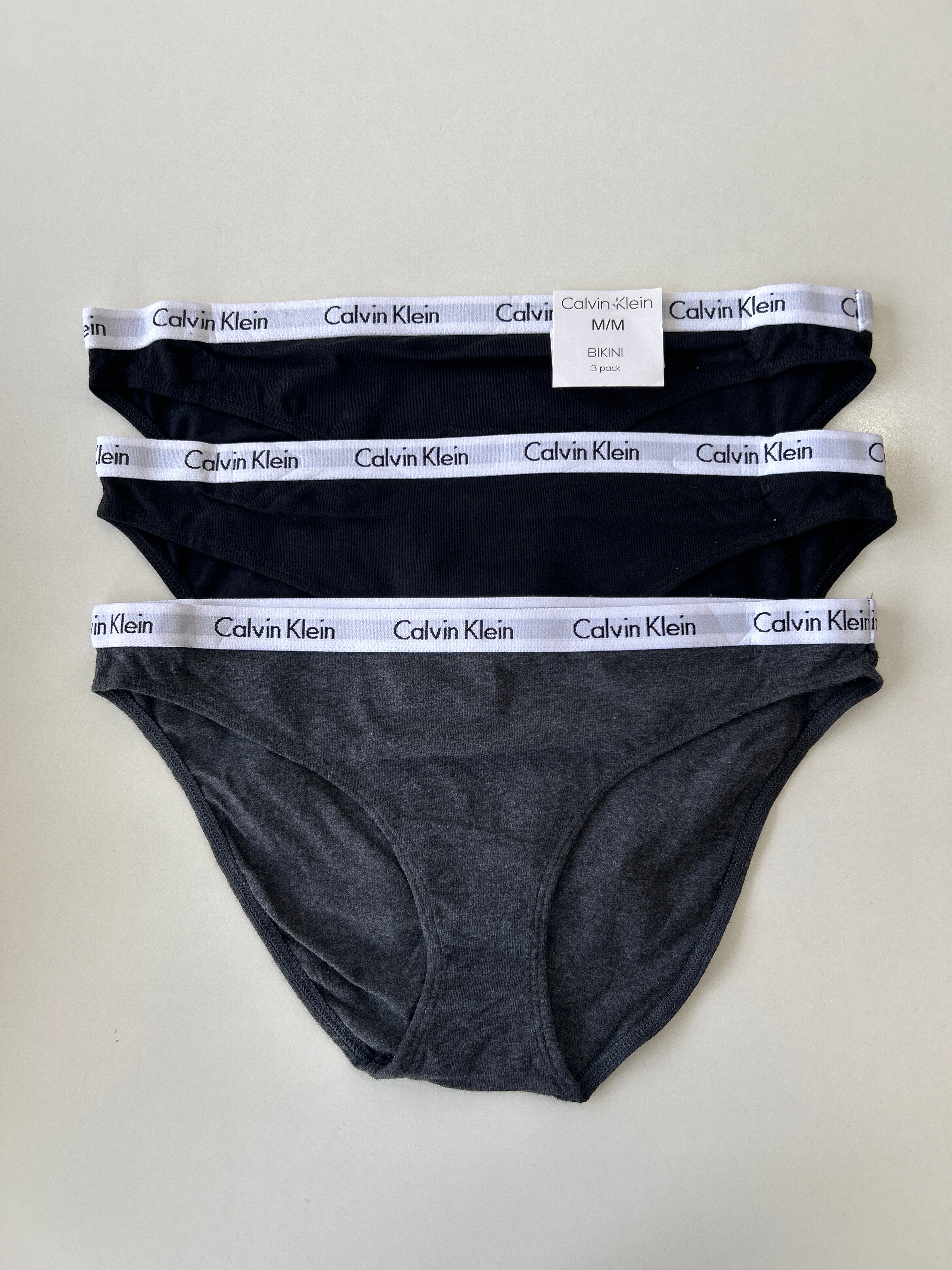 M Calvin Klein مجموعة من 3 قطع بيكيني داخلية