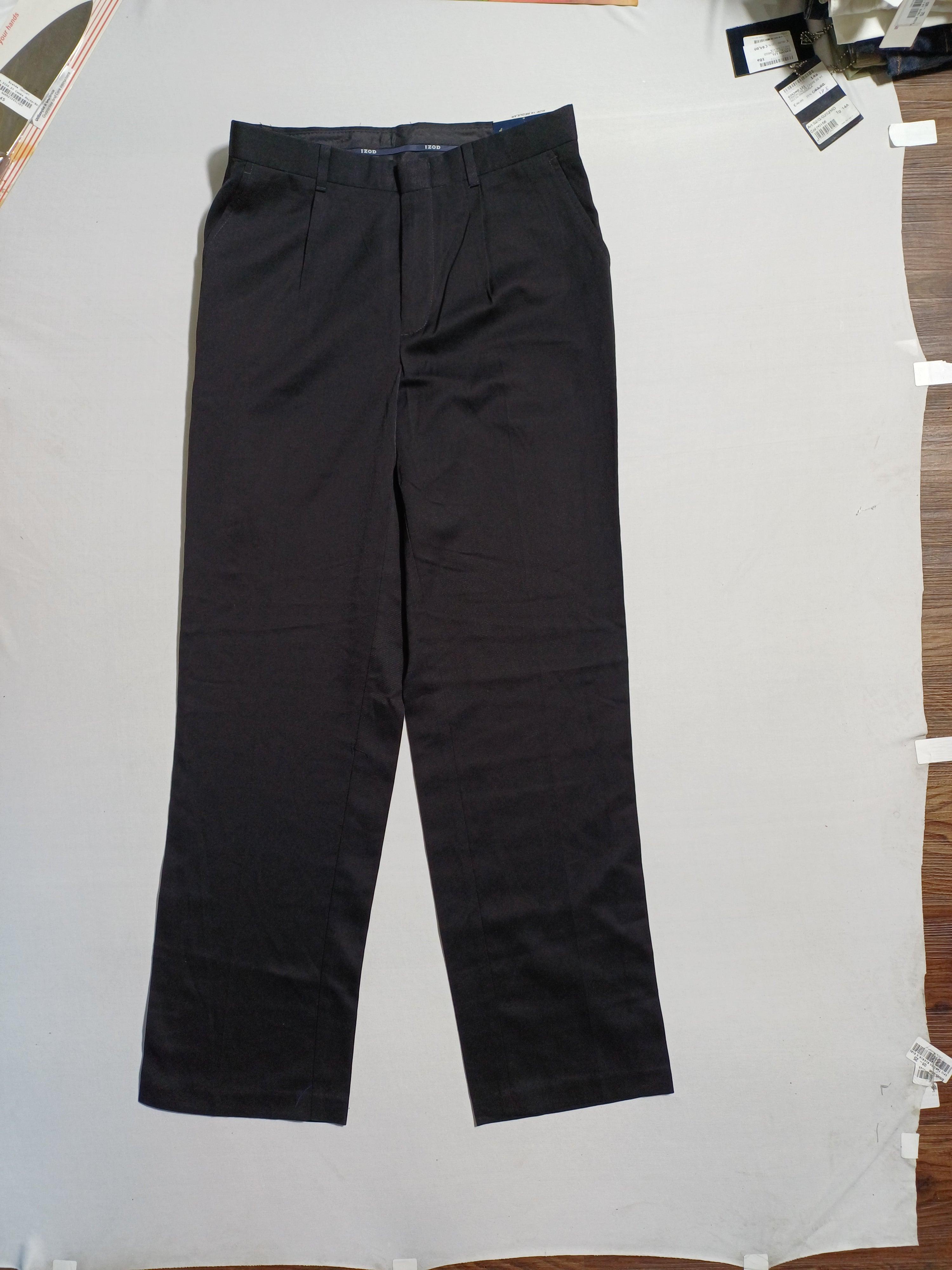 IZOD BOY BLACK-16Y TROUSER Z841014