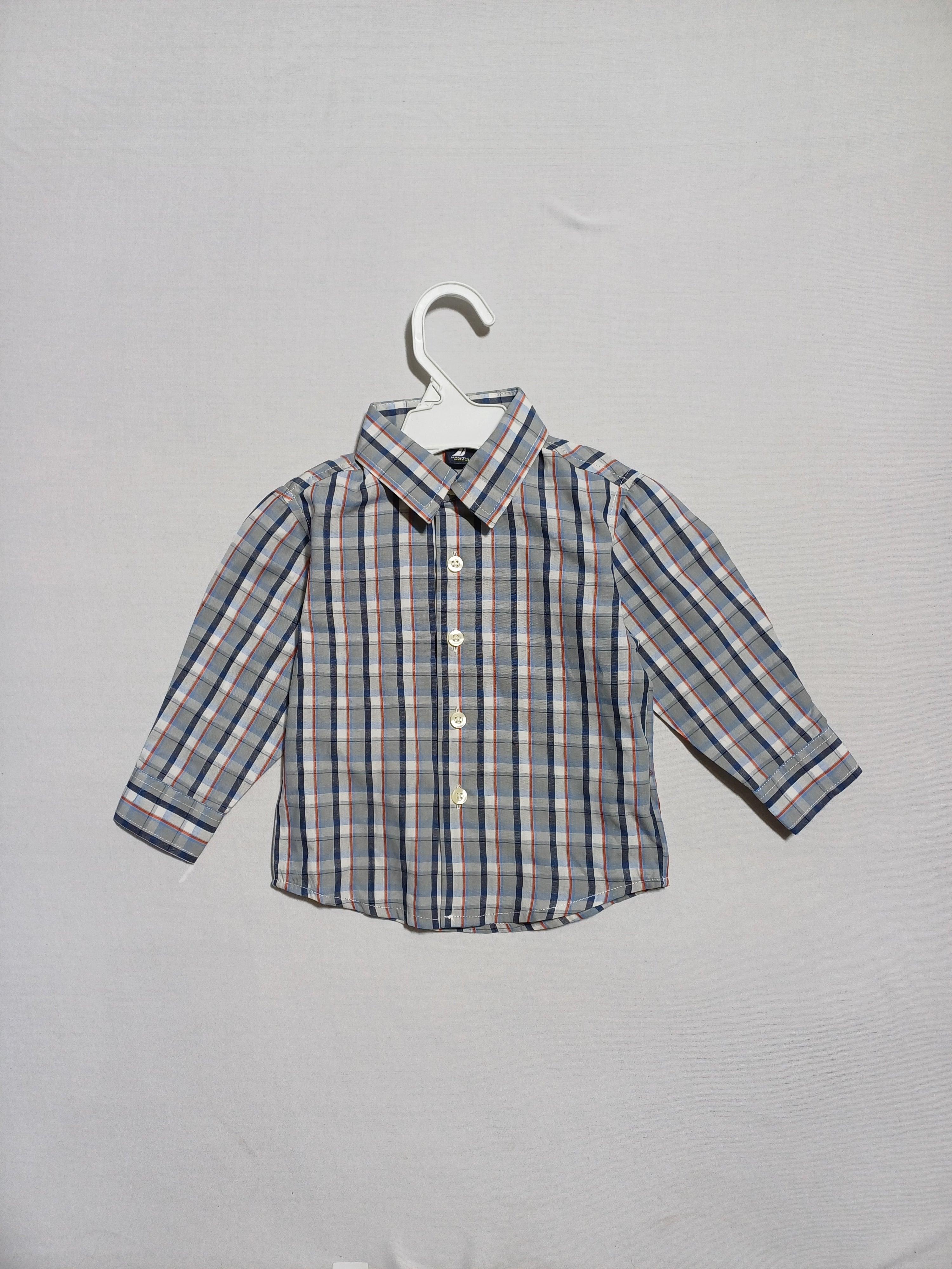 NAUTICA BLUMIX-12M BOYS SHIRT N130904Q