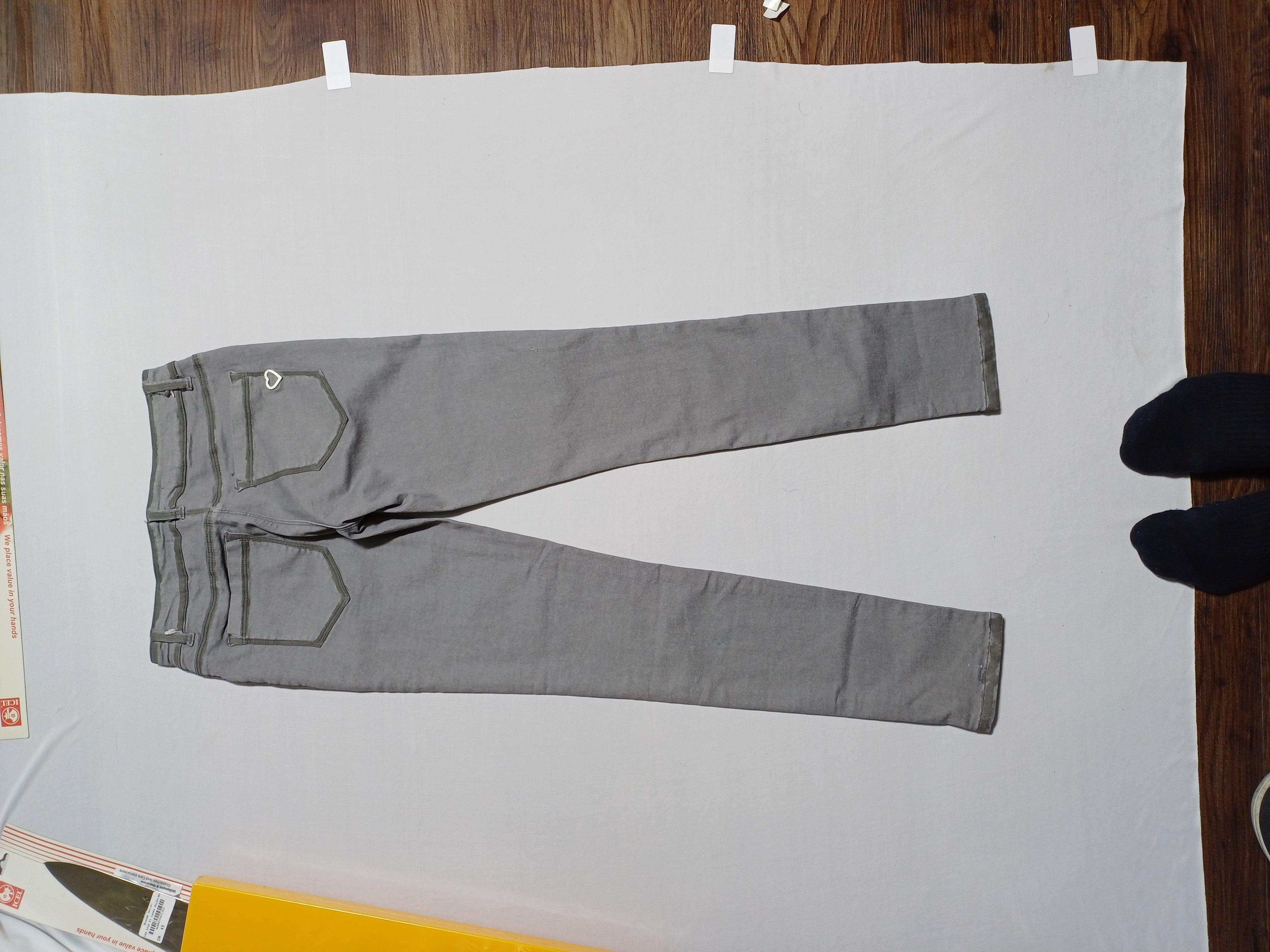 PLEASE GREY-L GIRL PANTS 01990