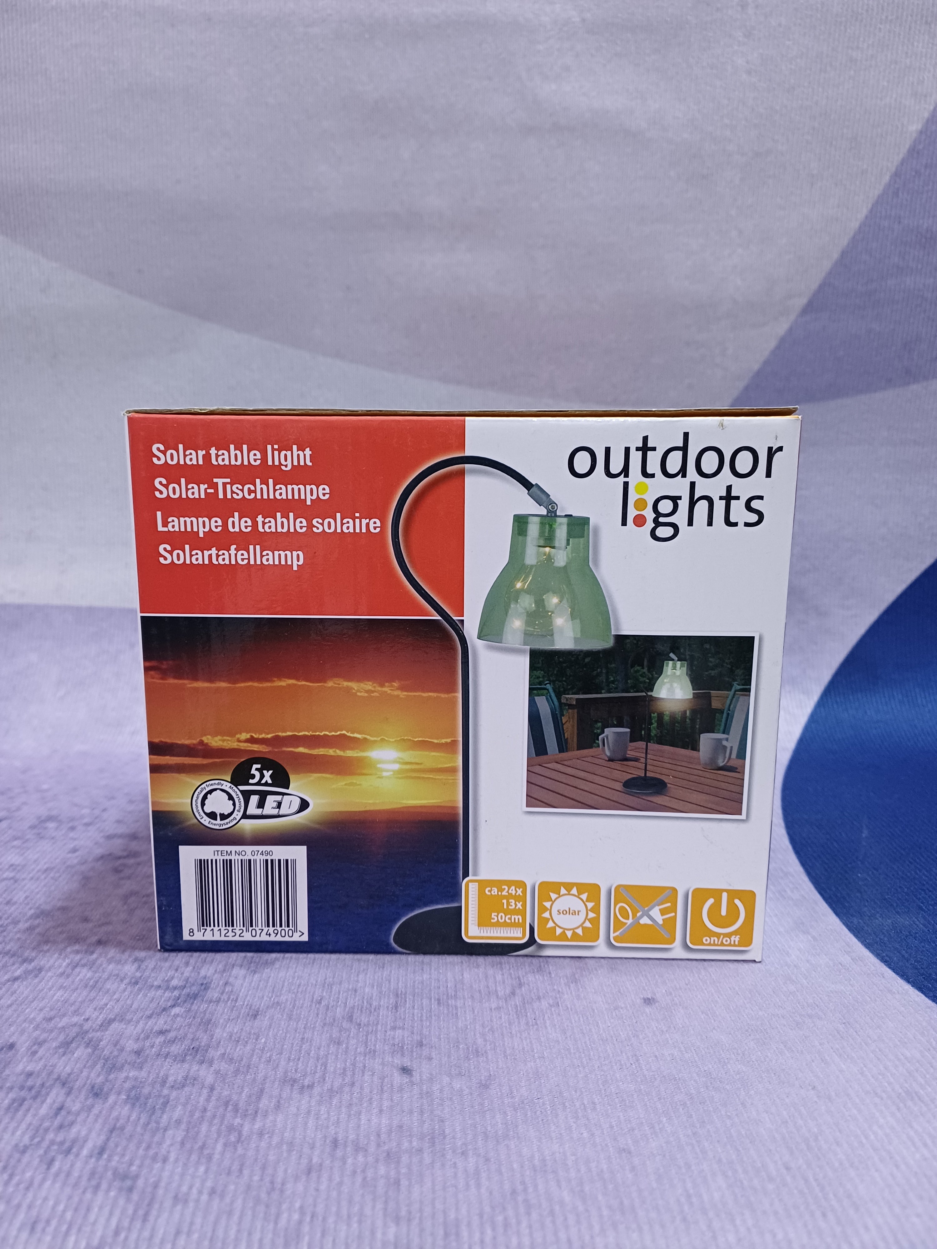 H3 Solar Table light 50x13x24 4as Outdoor Lights Cb Led