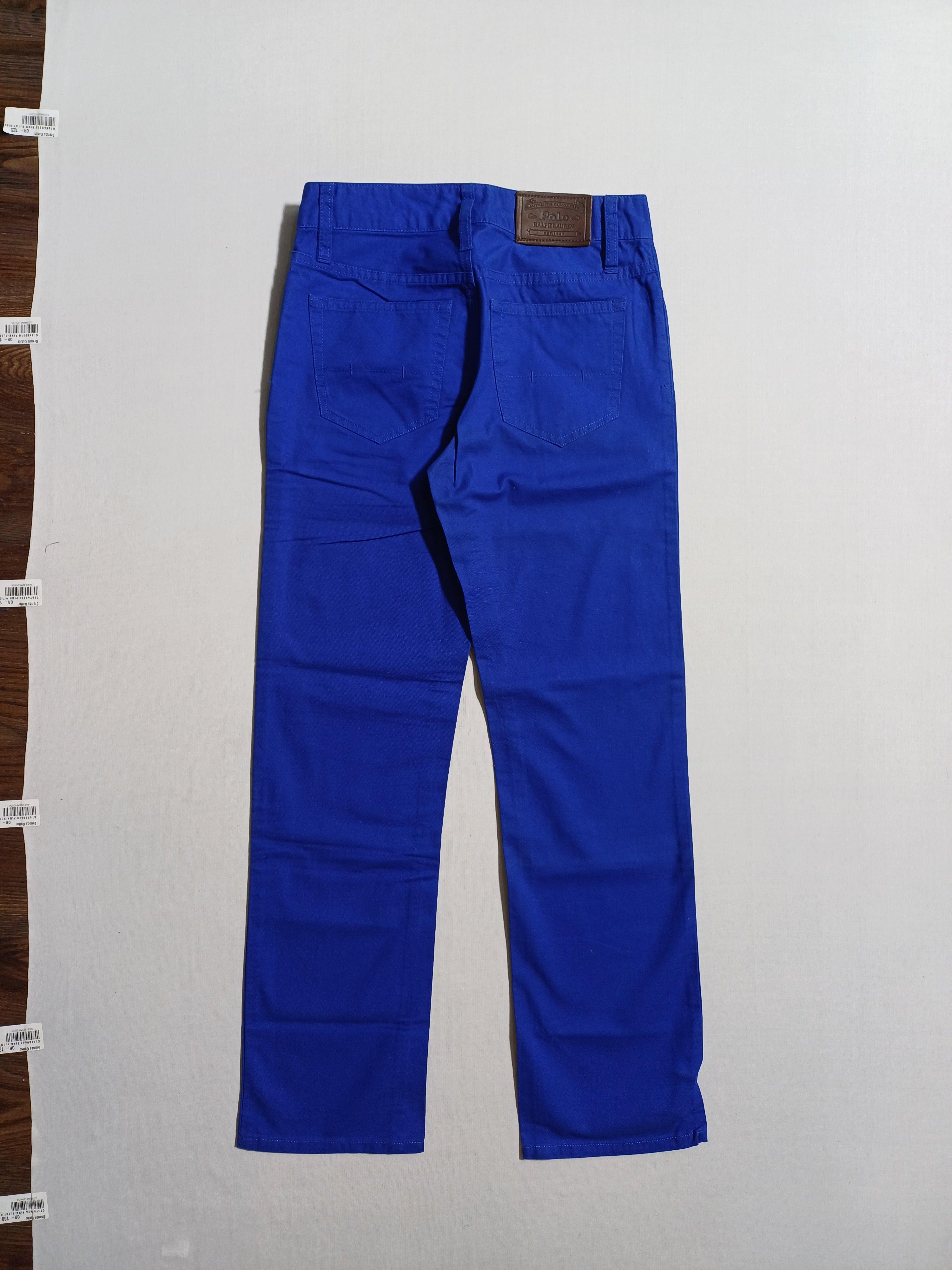 RALPH LAUREN BLUE-10Y BOY TROUSER