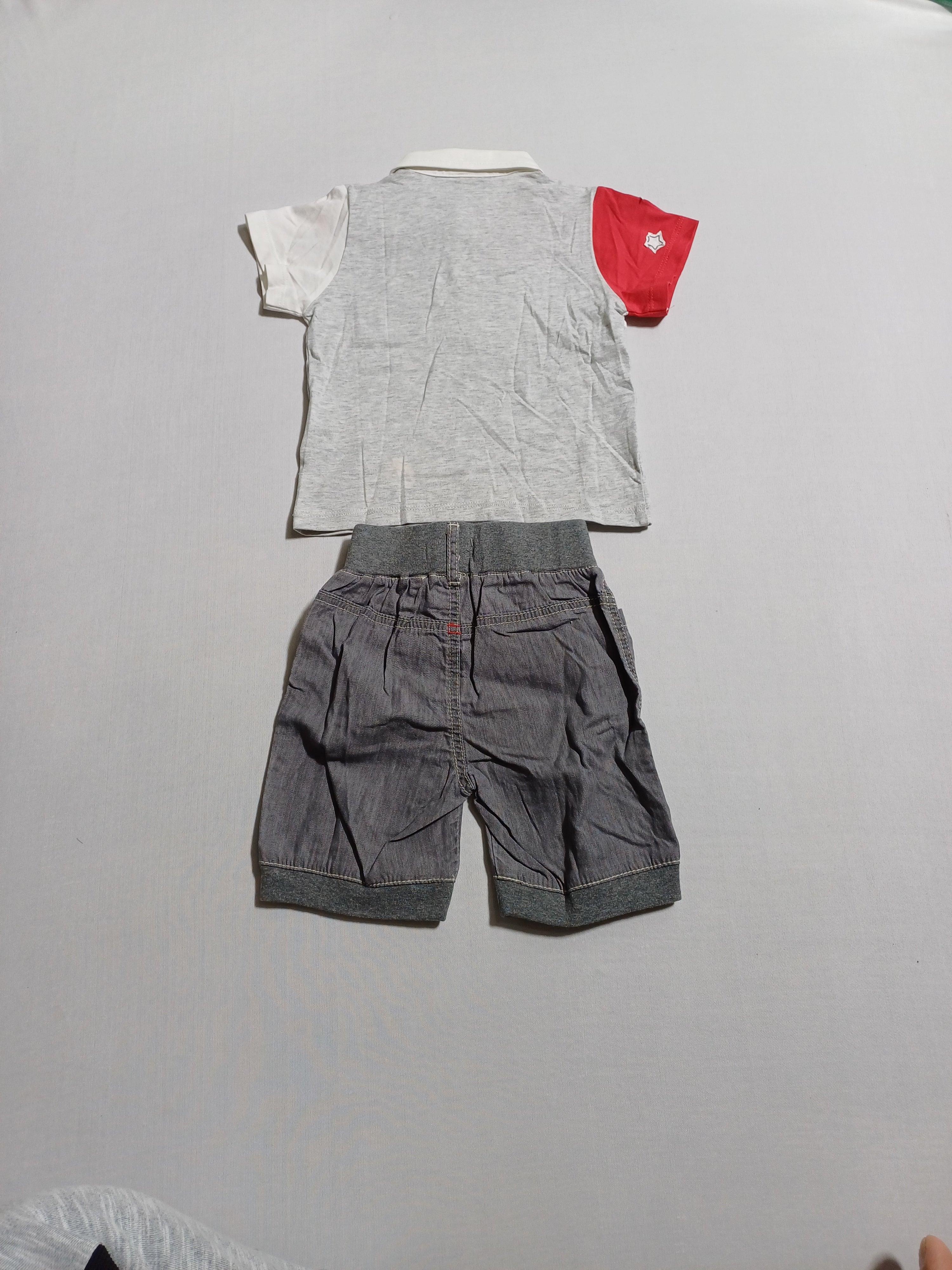 PIXEL 12M 2PCS SET POLO T-SHIRT+SHORTS ES000100