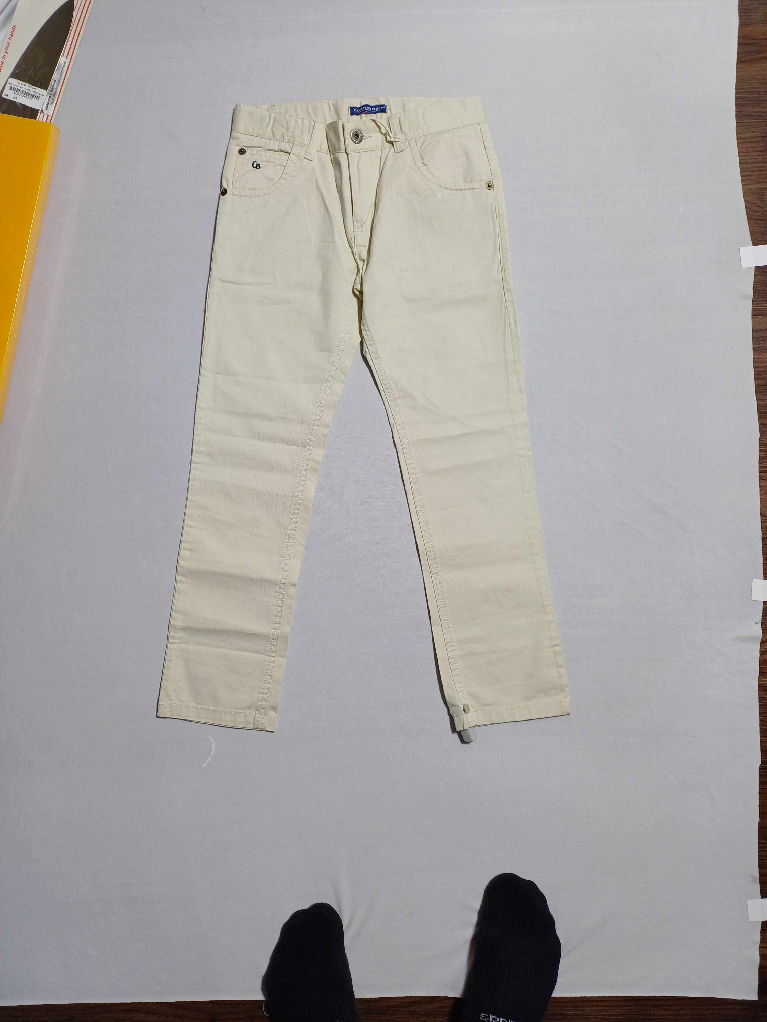 COTTON BELT BEIGE  BOY TROUSER 501100