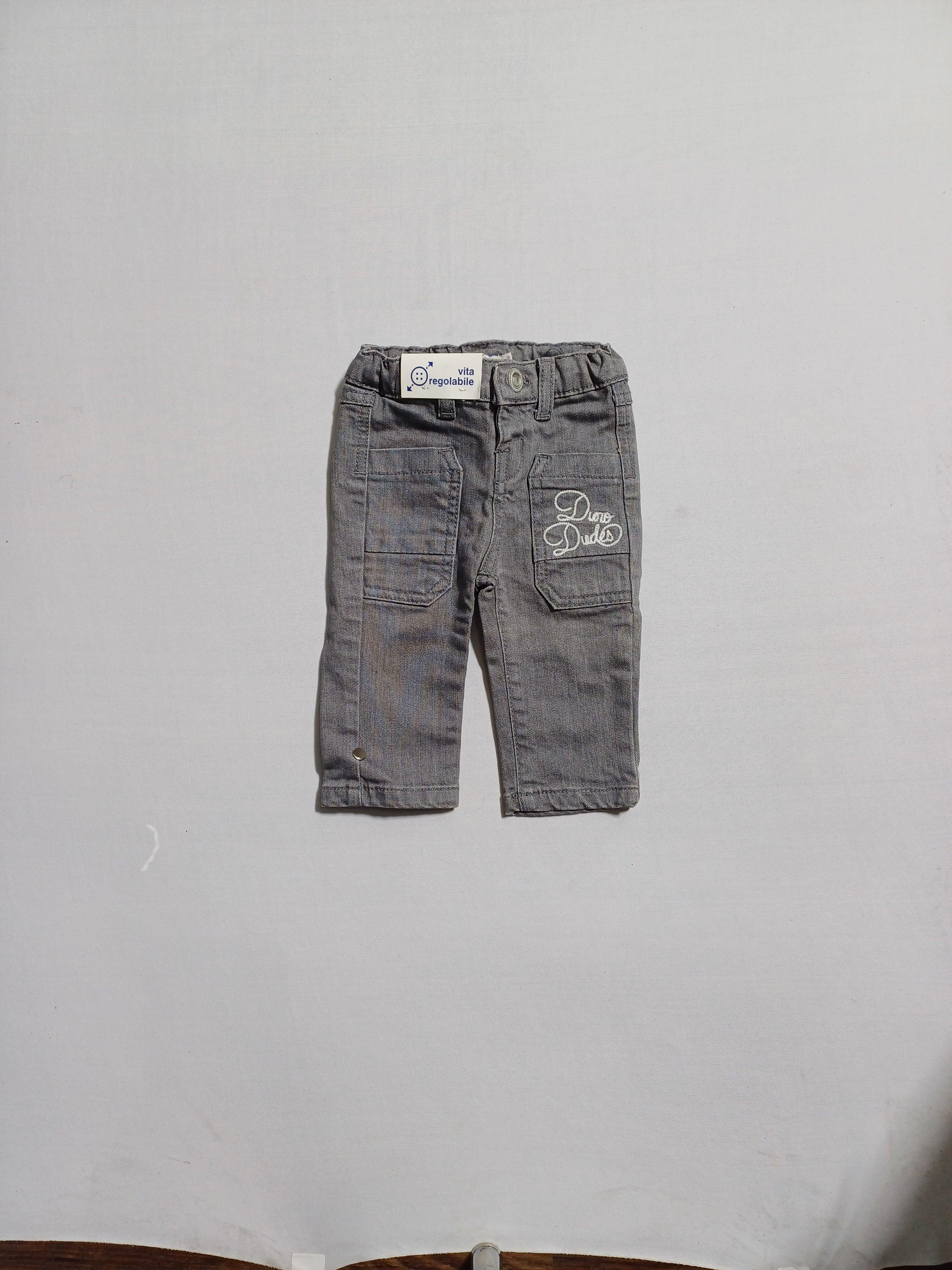 OLIMPIAS GREY-6M BABY BOYS JEANS POTU2946