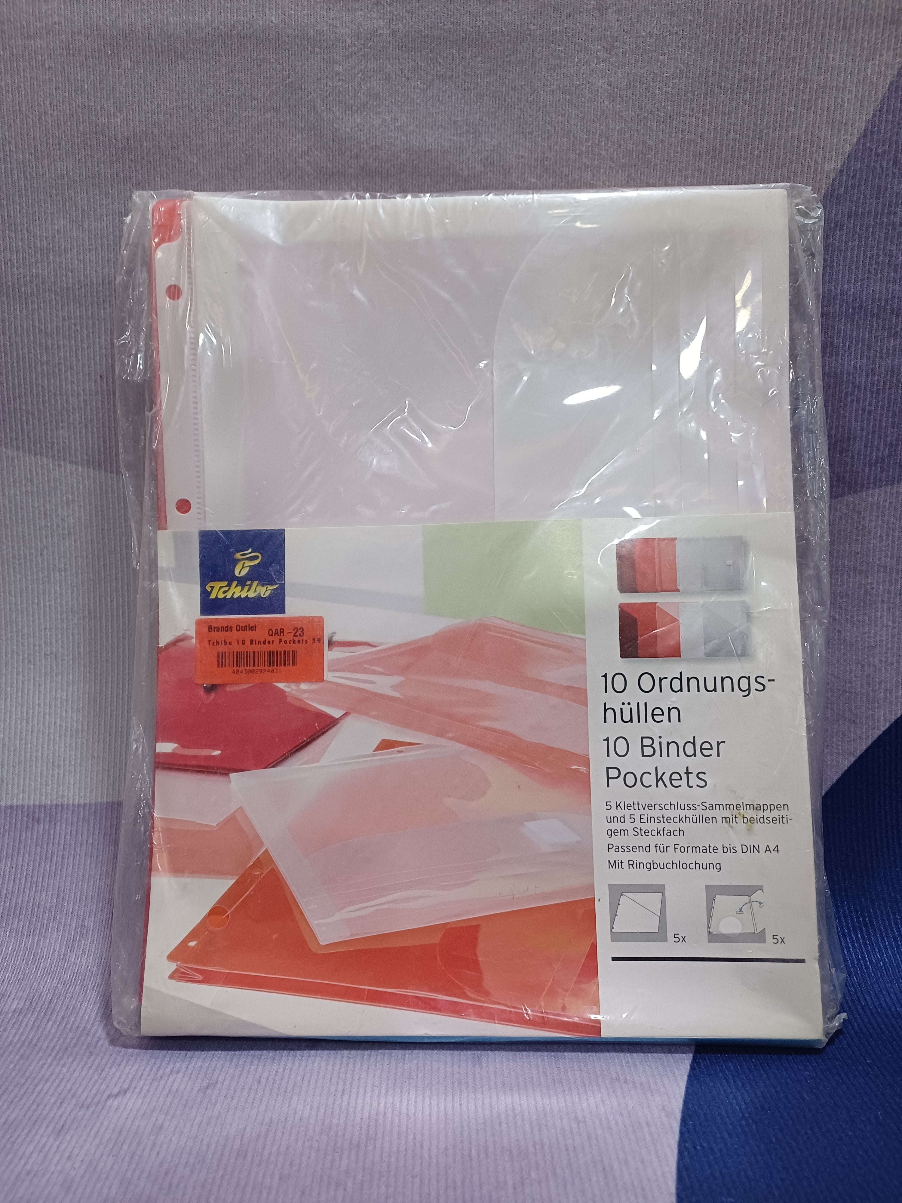 Tchibo 10 Binder Pockets 292403