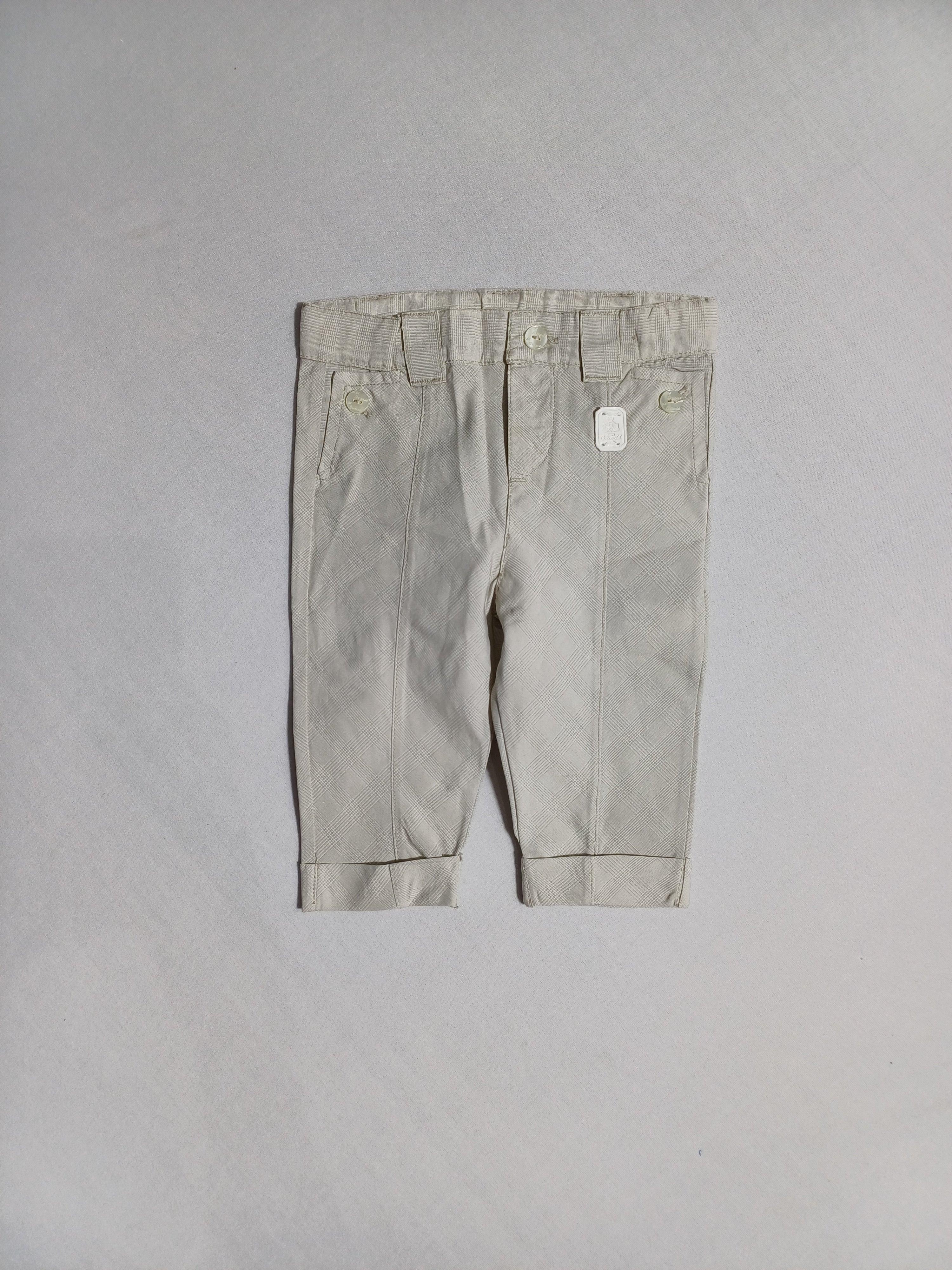 COCCODE BEIGE-6M BABY BOY TROUSER