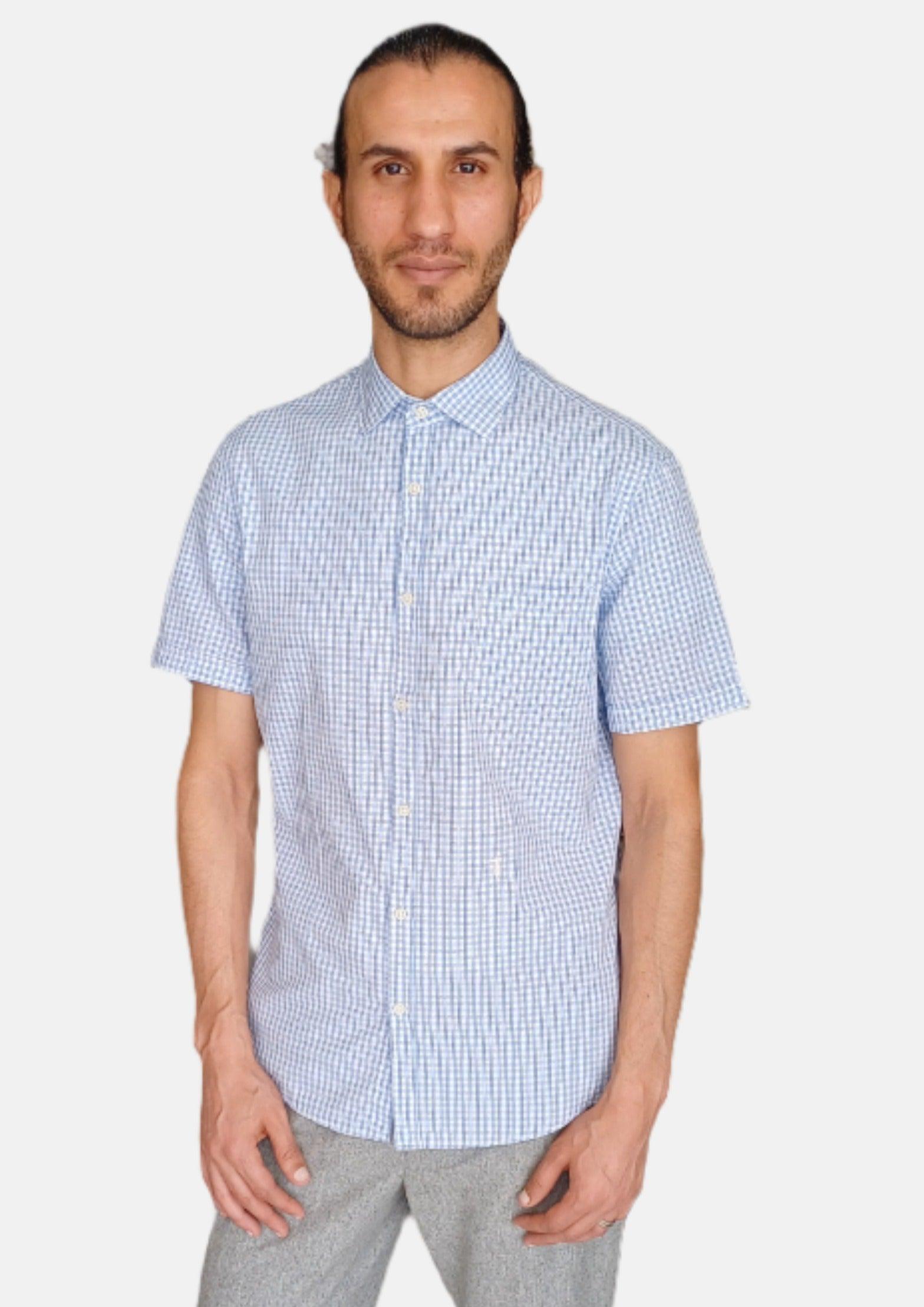 قمصان TRUSSARDI 624108 للرجال بأكمام قصيرة