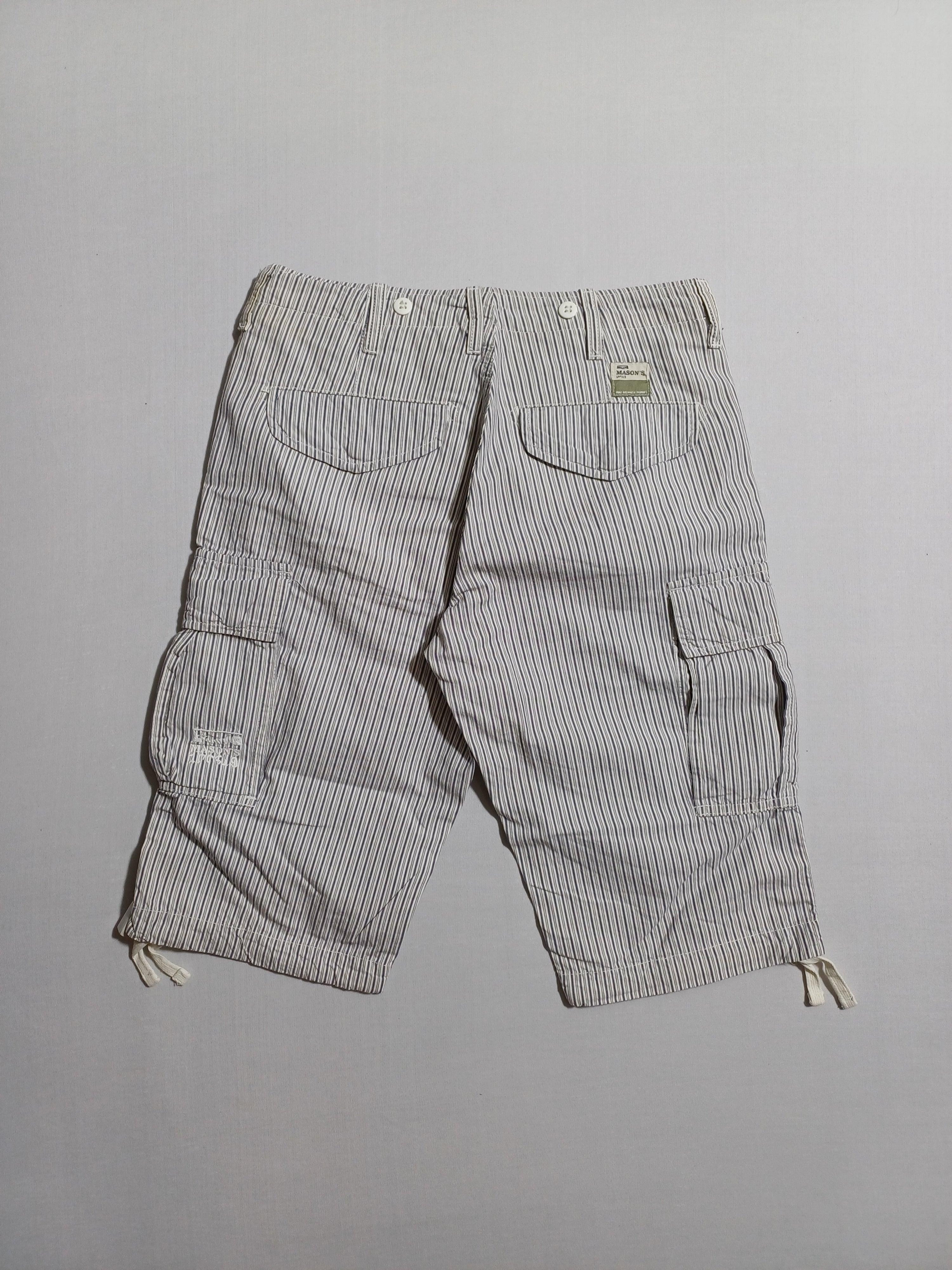 MASONS BLUEWHITE-14Y BOY CARGO SHORTS 5BE61550