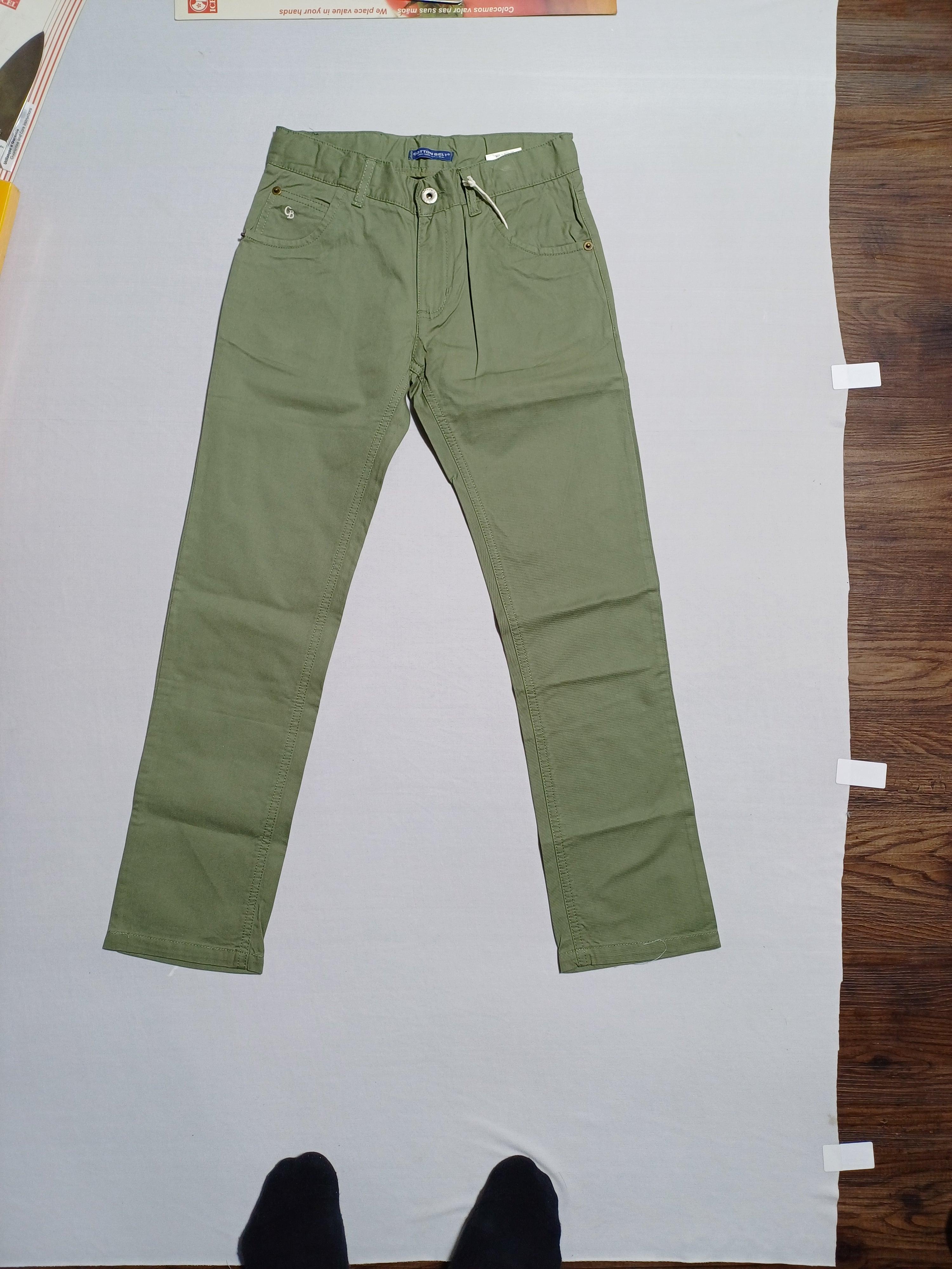 COTTON BELT GREEN BOY TROUSER 501100