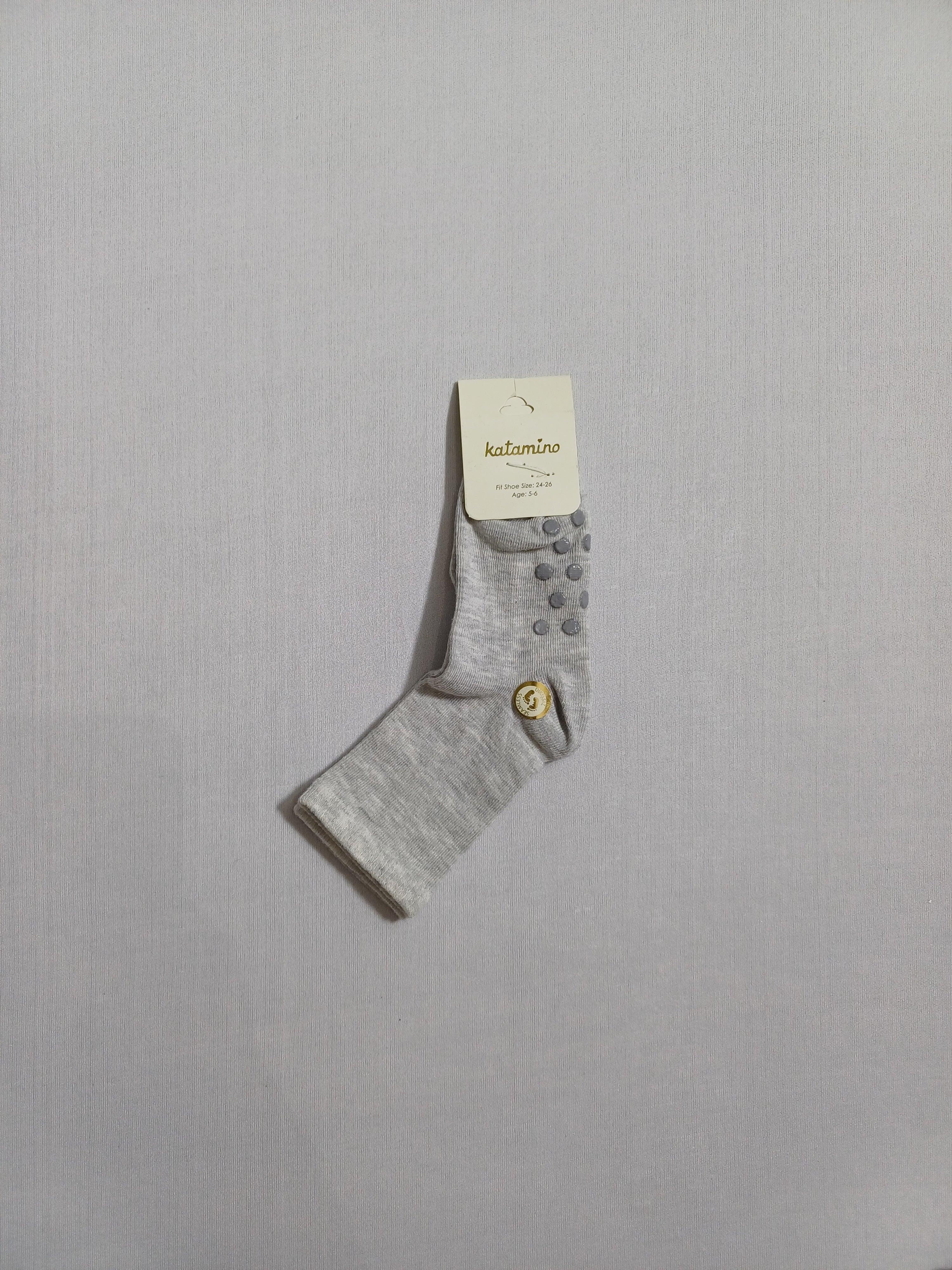 k20039 Grey Hit ABS'li boy socks