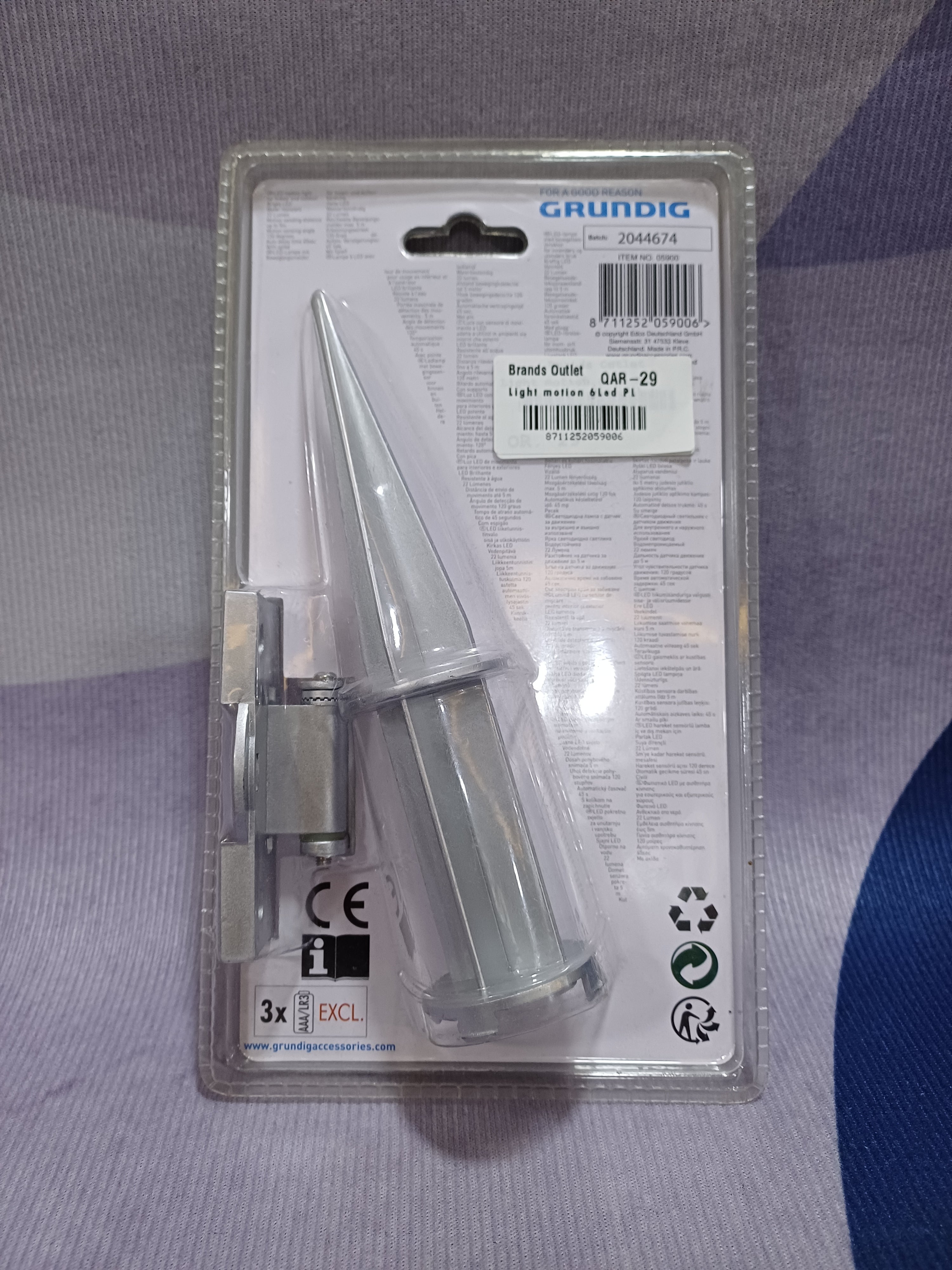 ضوء الحركة 6Led PL