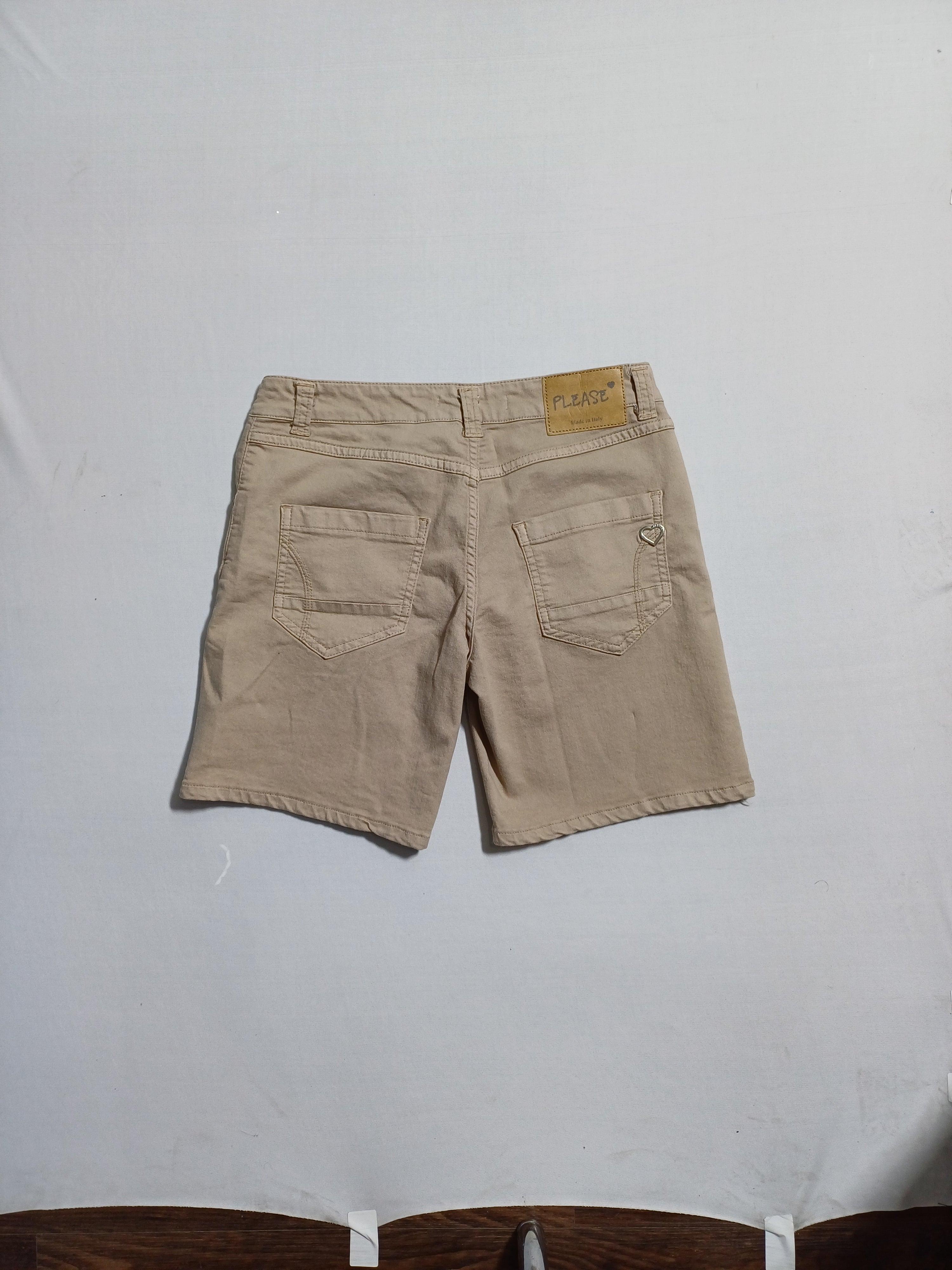 PLEASE BROWN-L GIRL SHORTS 00182