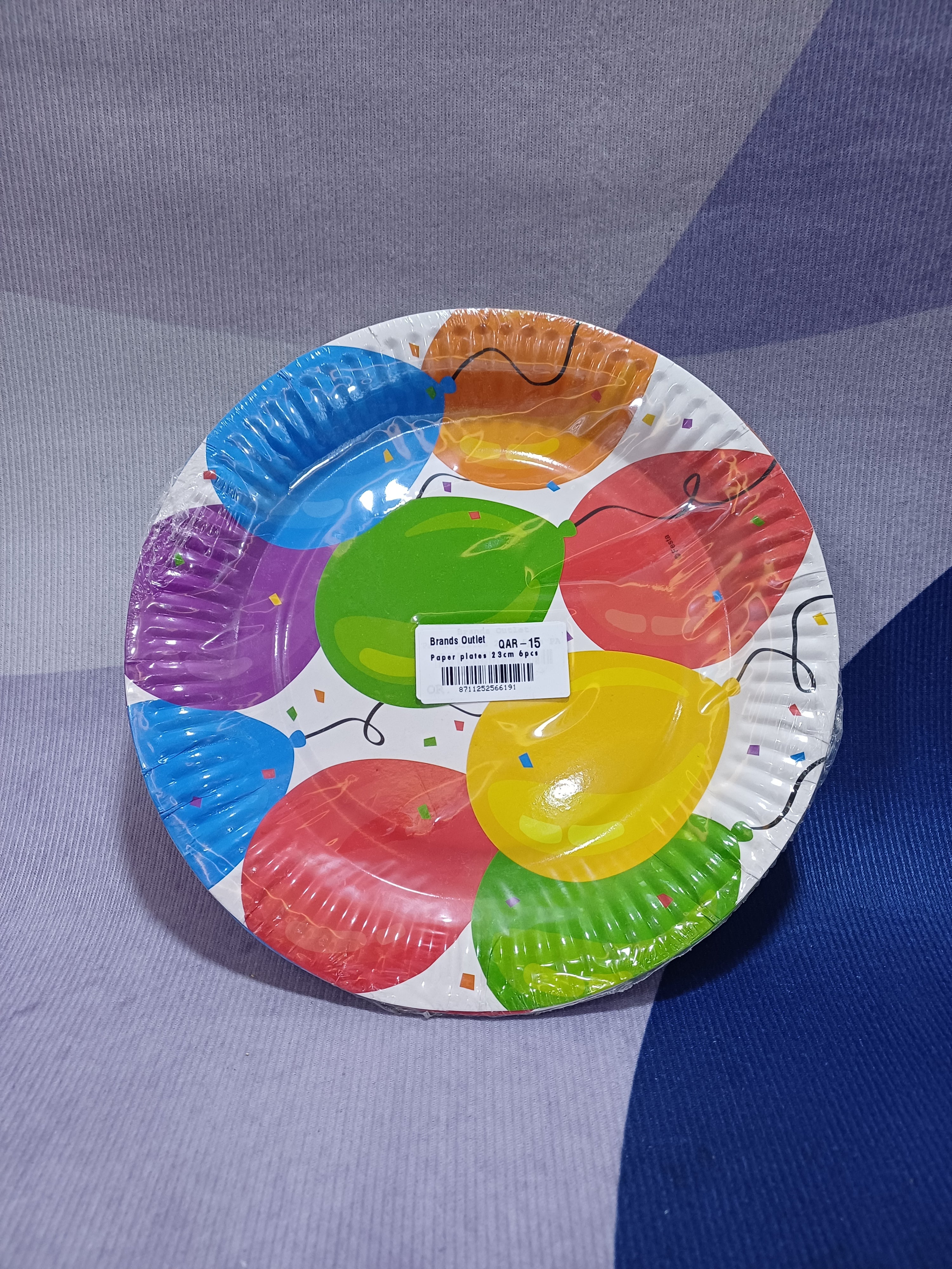 Paper plates 23cm 6pcs