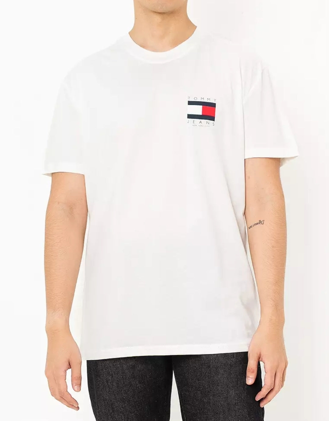 Tommy Jeans T-Shirt Round Neck White DM2002