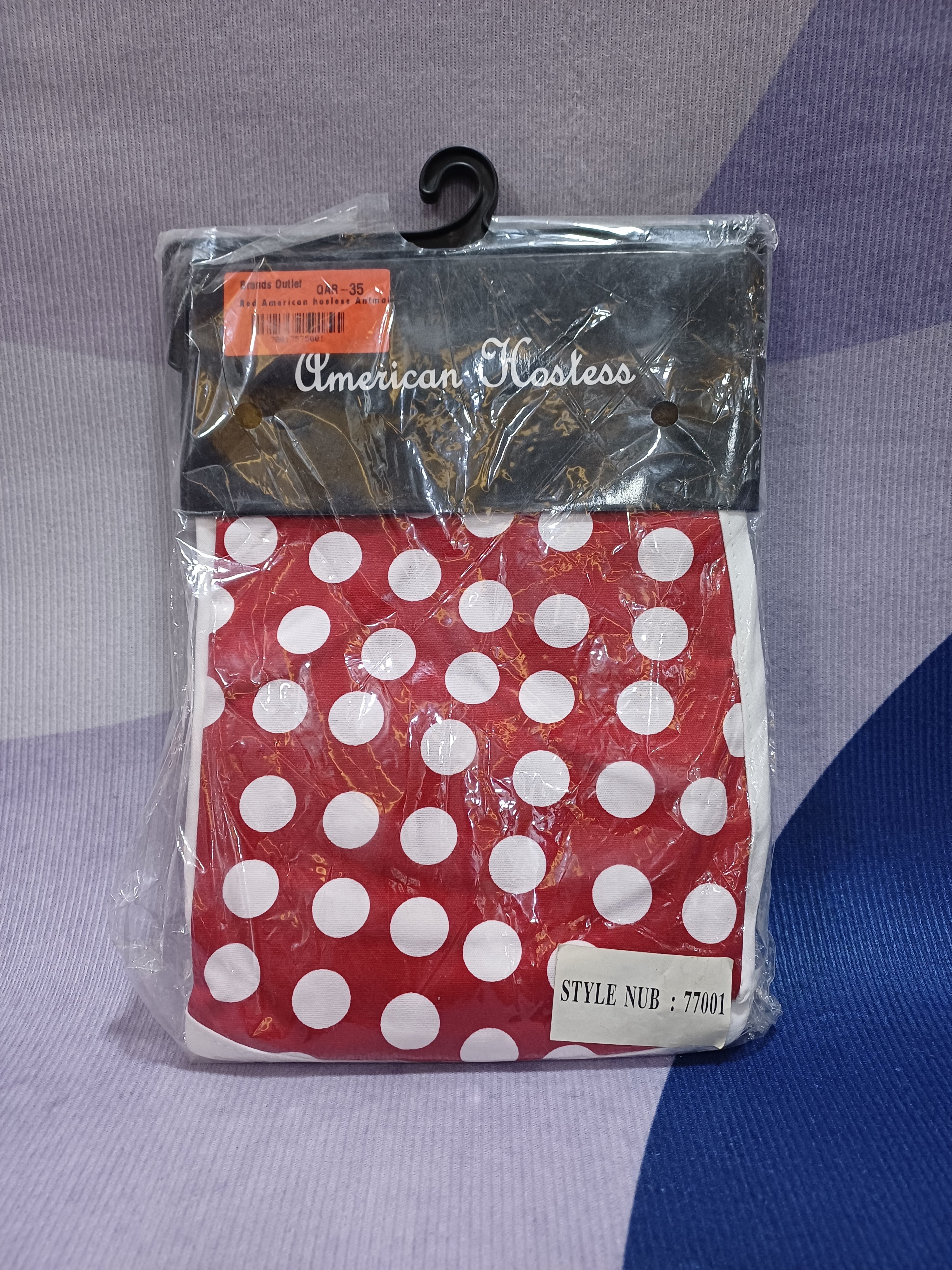 Red American hosless Animal Skin Apron