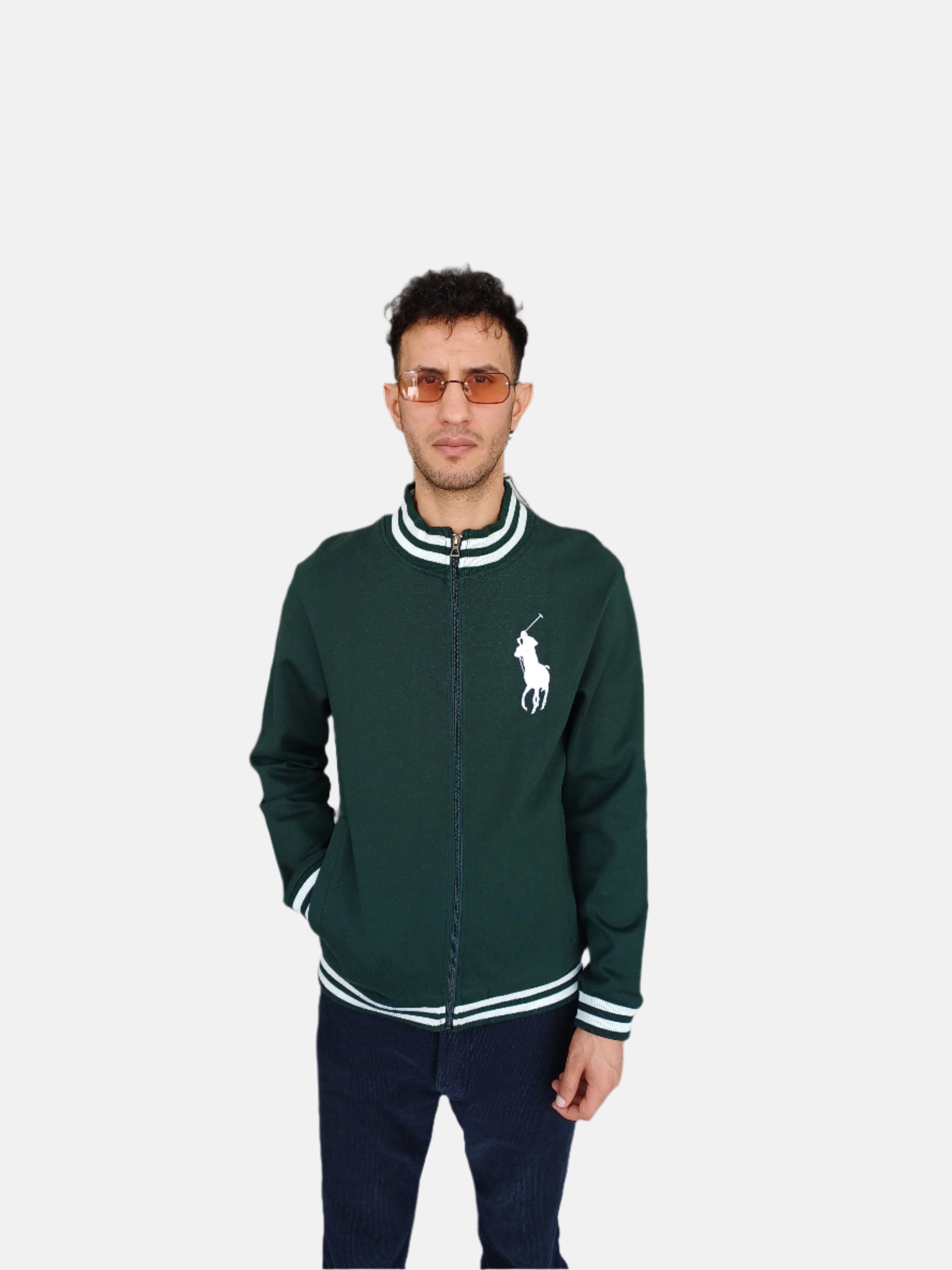 Ralph Lauren Men Custom Slim Fit Full-Zip Jacket Big Pony Green 710666998002 8LSPL3490 41381 CA56658 RLMSE 2380FW