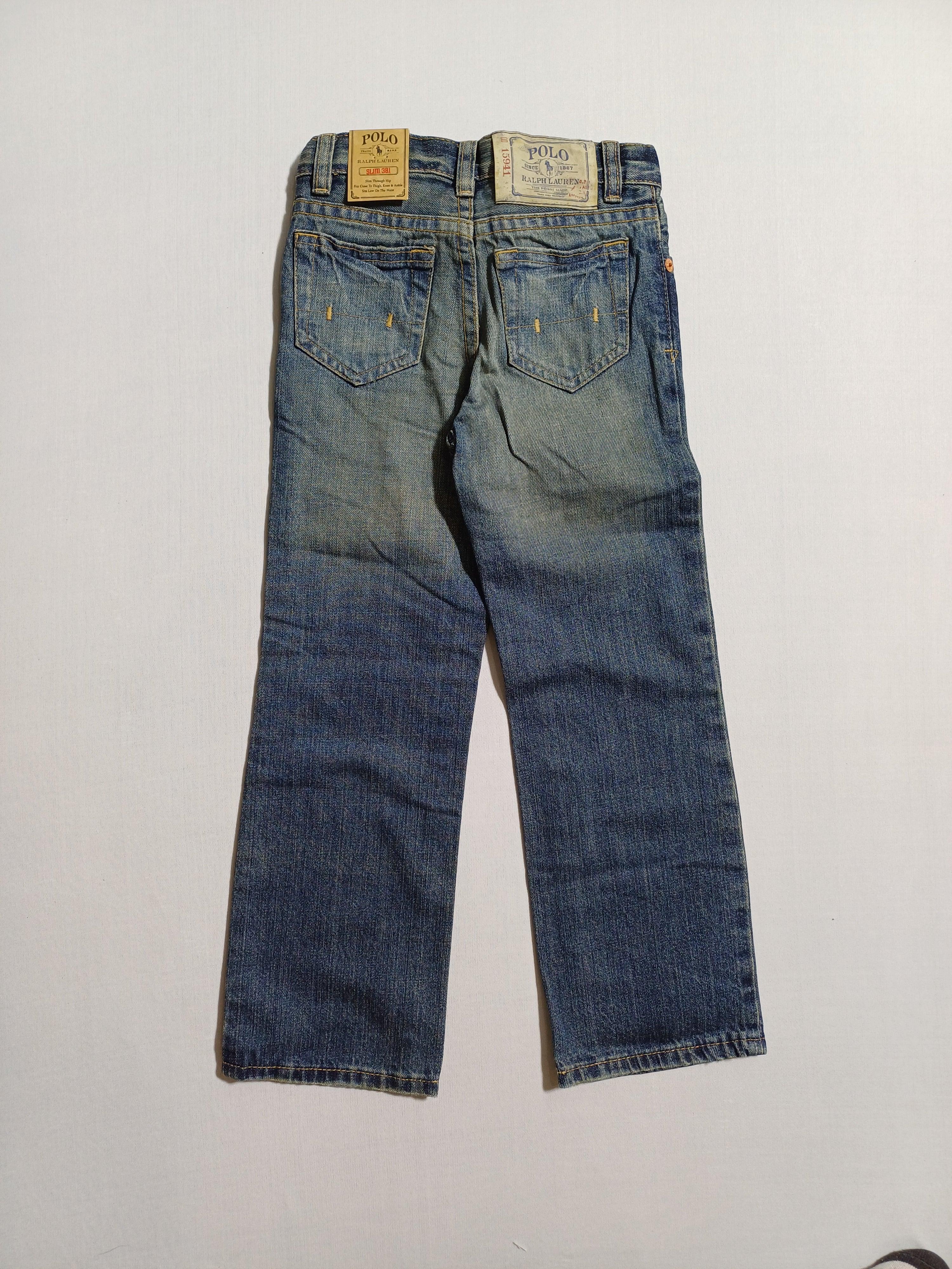 RALPH LAUREN BLUE-5Y BOYS JEANS 3